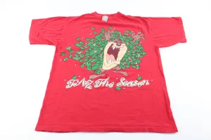 1994 Looney Tunes Taz The Season T-Shirt