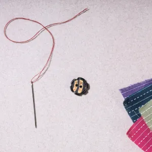 1cm Handmade Sambhal Clothing Button (single piece)
