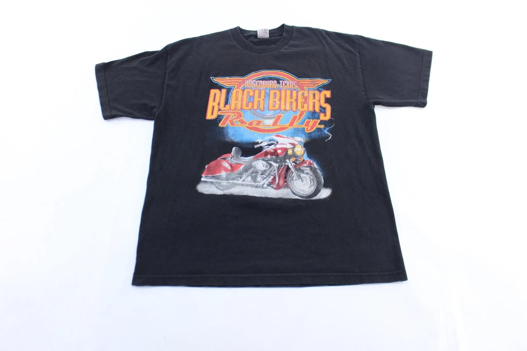 2000 Rosenberg, Texas Black Bikers Rally T-Shirt