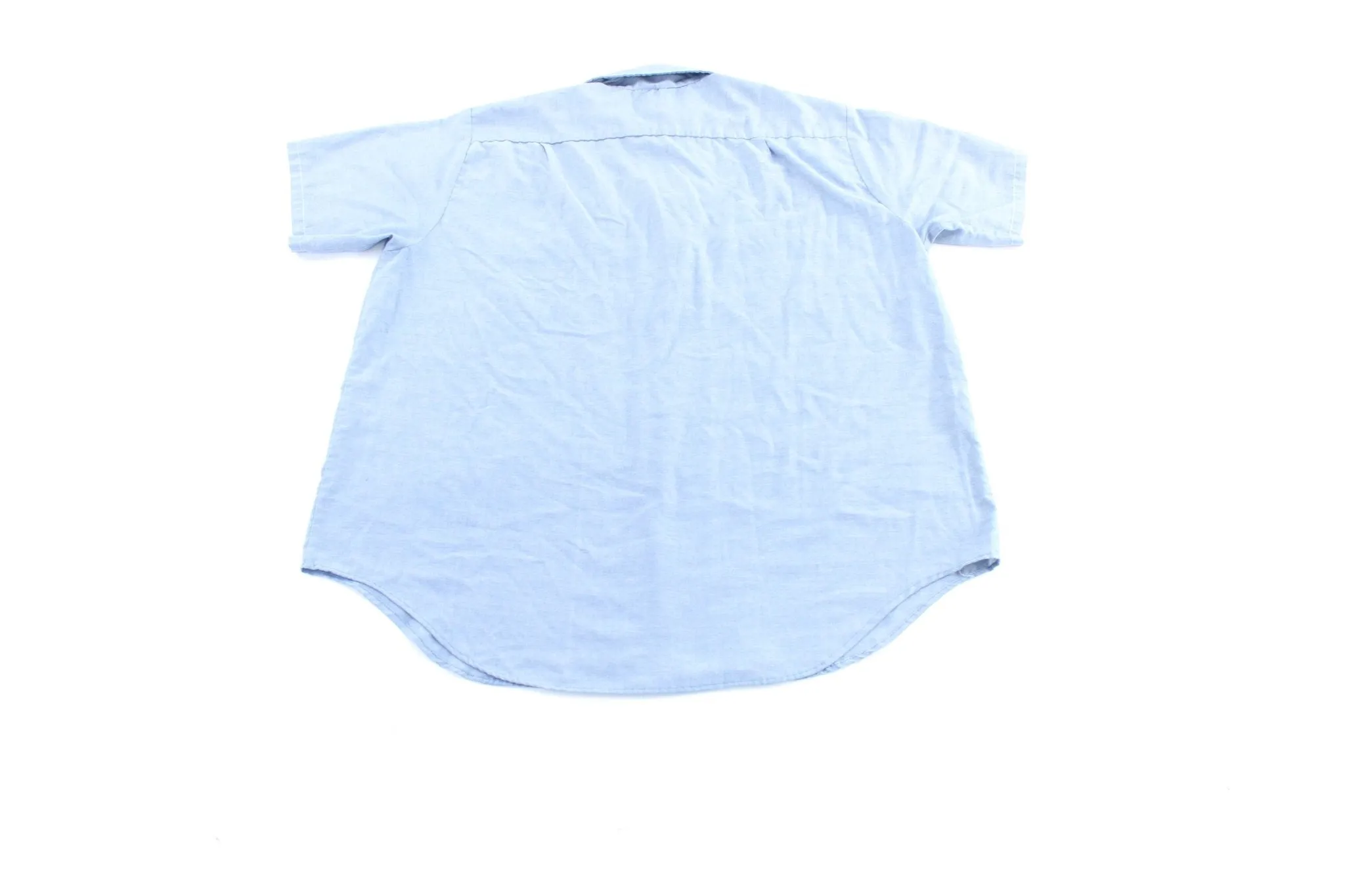 80's Big Mac JCPenney Blue Button Down Shirt