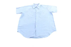 80's Big Mac JCPenney Blue Button Down Shirt