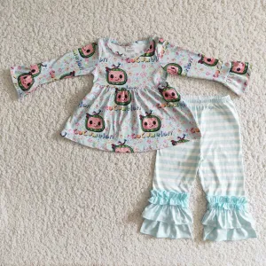 Cartoon Girls Clothing Fall Winter Sets