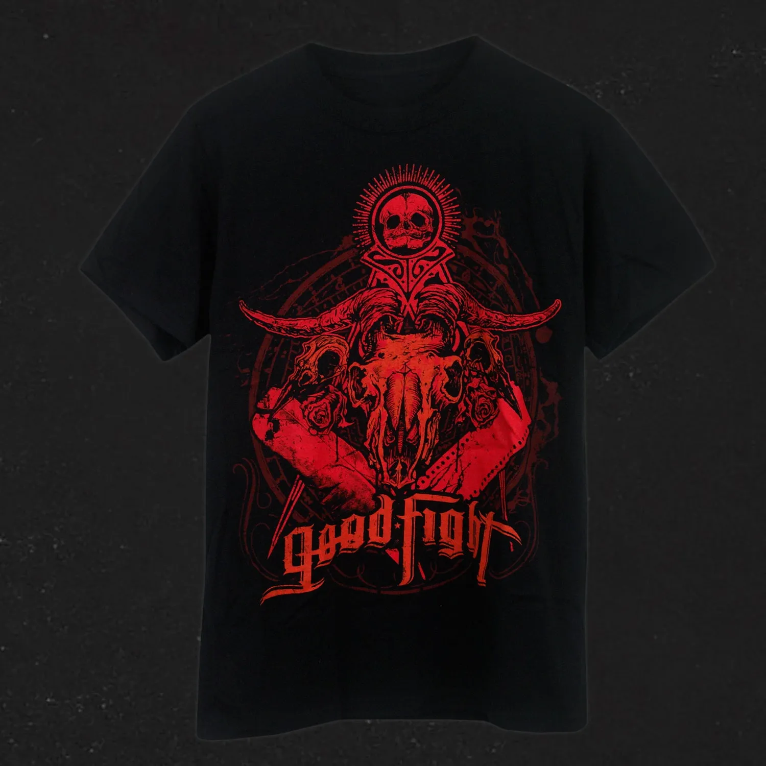 GF Clothing - Skull Black T-Shirt