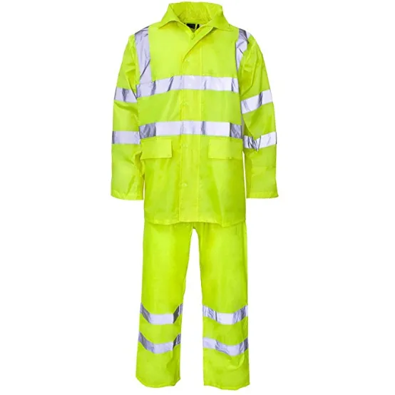 High Visibility Hooded Rainsuit EN ISO 20471 GO/RT 3279/RIS-3279-TOM