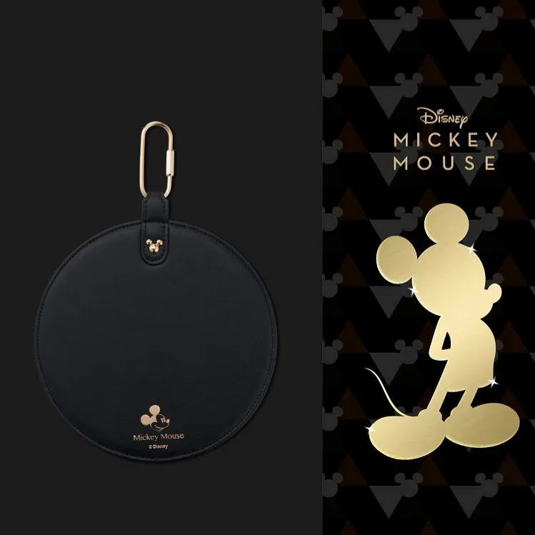 Premium Faux Leather Mickey Mouse Wireless Optical Mouse - Stylish, Ergonomic Design for Effortless Navigation and Comfort