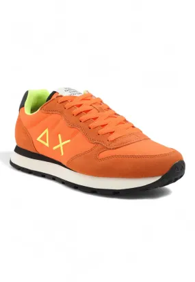 SUN68 Tom Solid Sneaker Uomo Arancio Fluo Z34101